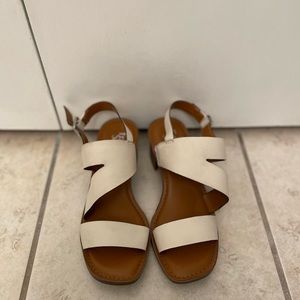 Cream Franco Sarto heeled sandals